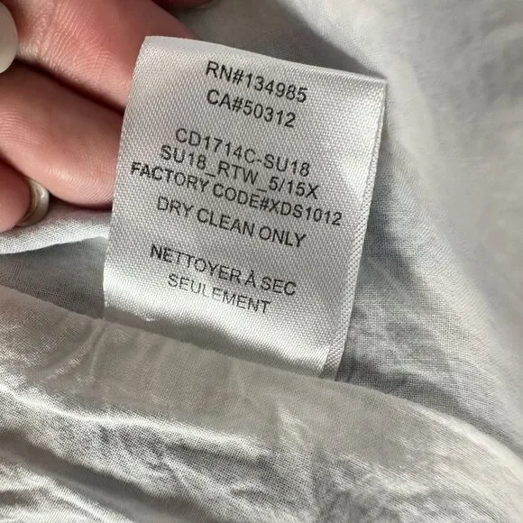 For Love and Lemons Dixie Mini Dress Strapless Sweetheart Neckline Blue Gingham - Picture 7 of 9